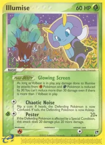 Illumise Pokémon card #38
