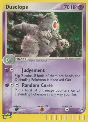 Dusclops Pokémon card #4