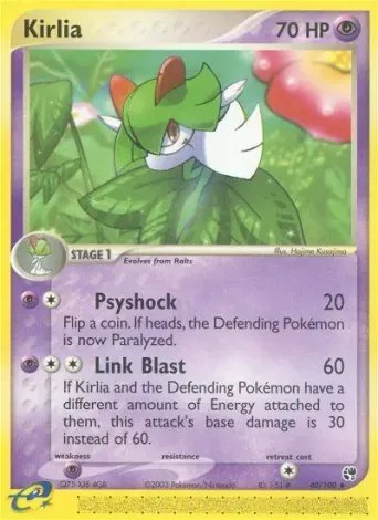 Kirlia Pokémon card #40