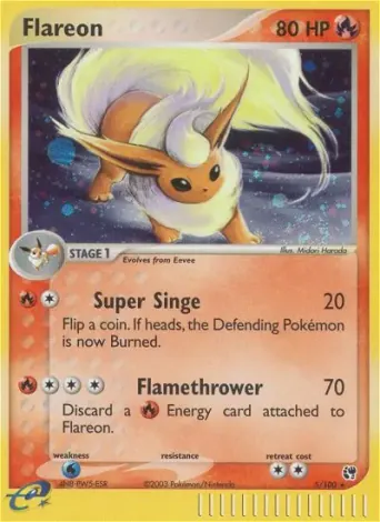 Flareon Pokémon card #5