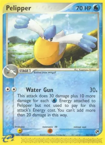 Pelipper Pokémon card #50