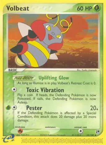 Volbeat Pokémon card #53