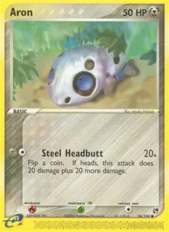 Aron Pokémon card #56