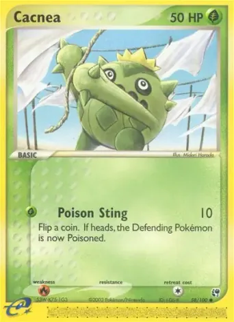 Cacnea Pokémon card #58