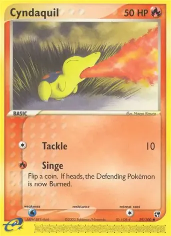 Cyndaquil Pokémon card #59