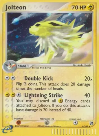 Jolteon Pokémon card #6