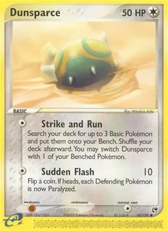Dunsparce Pokémon card #60