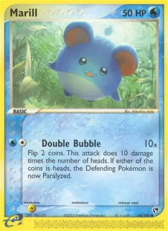 Marill Pokémon card #68