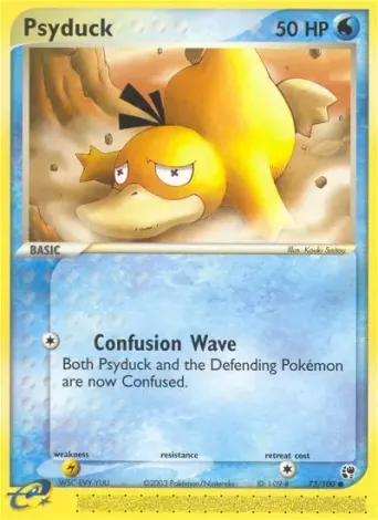 Psyduck Pokémon card #73
