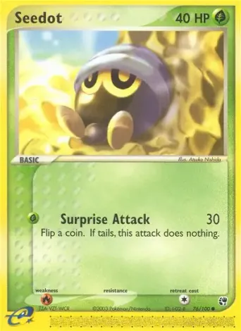 Seedot Pokémon card #76
