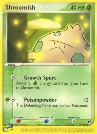 Shroomish Pokémon card #78