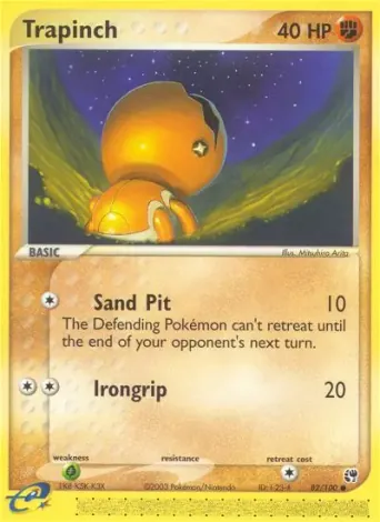 Trapinch Pokémon card #82
