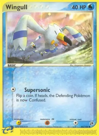 Wingull Pokémon card #84
