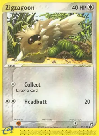 Zigzagoon Pokémon card #85
