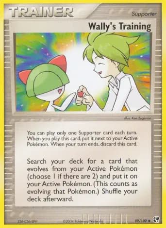 Wally's Training Pokémon card #89