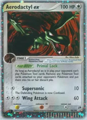 Aerodactyl ex Pokémon card #94