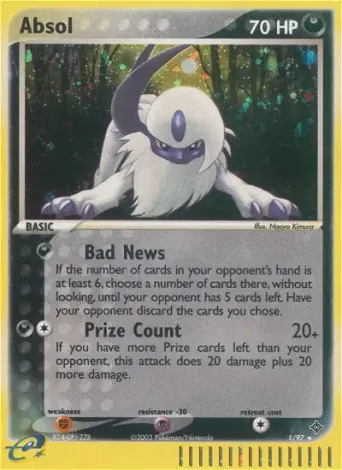 Absol Pokémon card #1