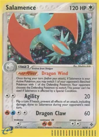 Salamence Pokémon card #10