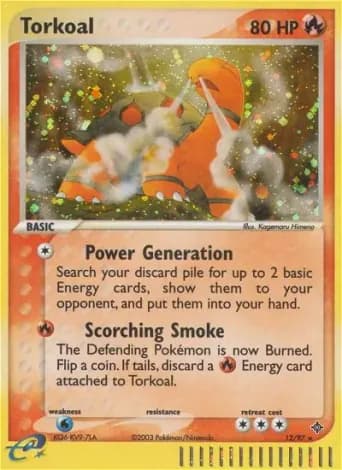 Torkoal Pokémon card #12