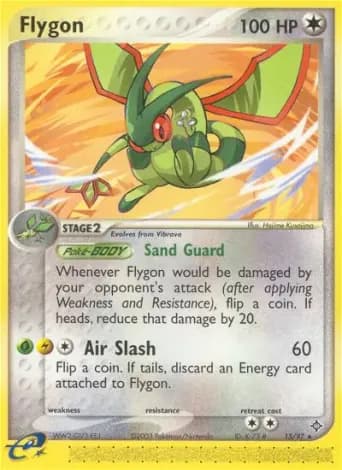 Flygon Pokémon card #15