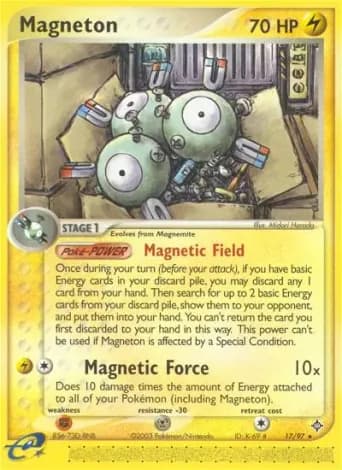 Magneton Pokémon card #17