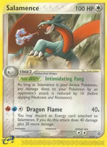 Salamence Pokémon card #19