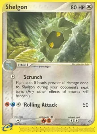 Shelgon Pokémon card #20