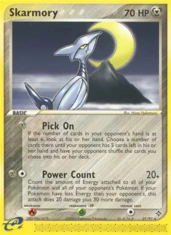 Skarmory Pokémon card #21