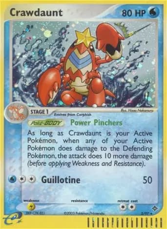 Crawdaunt Pokémon card #3