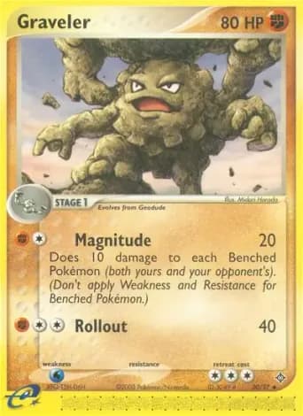 Graveler Pokémon card #30
