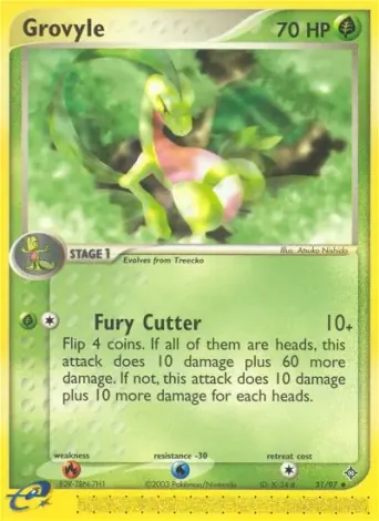 Grovyle Pokémon card #31