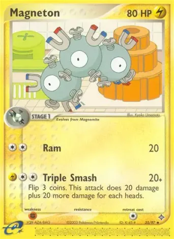 Magneton Pokémon card #35