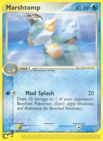 Marshtomp Pokémon card #36