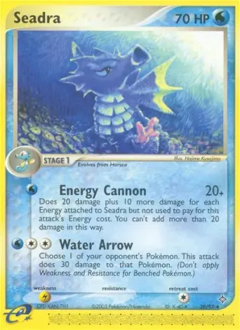 Seadra Pokémon card #39
