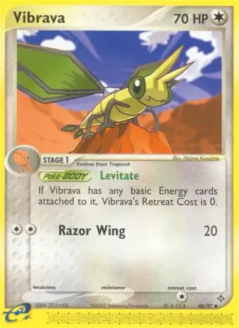 Vibrava Pokémon card #46