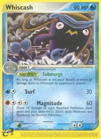 Whiscash Pokémon card #48