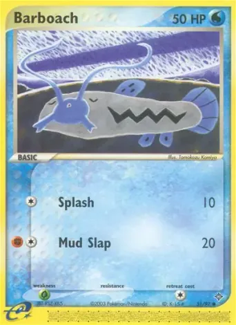 Barboach Pokémon card #51