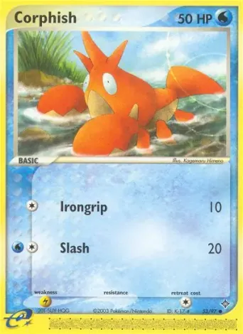 Corphish Pokémon card #53
