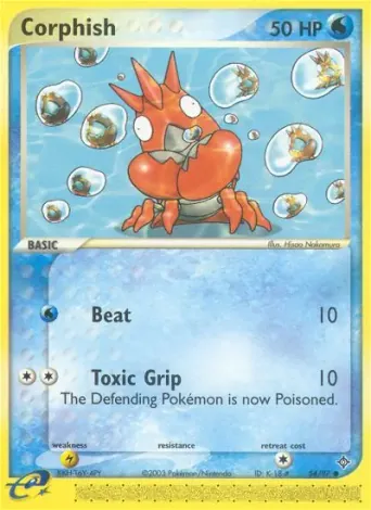 Corphish Pokémon card #54