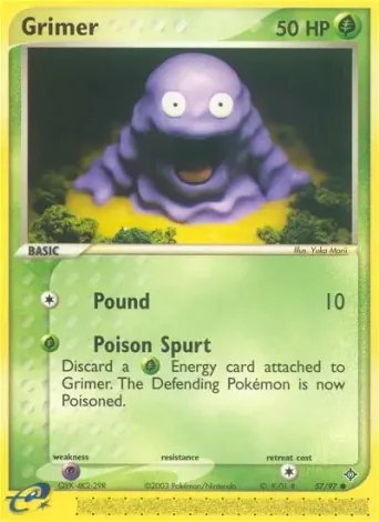 Grimer Pokémon card #57