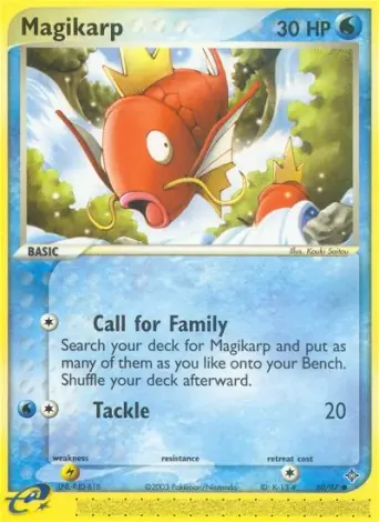 Magikarp Pokémon card #60