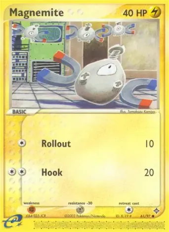 Magnemite Pokémon card #61