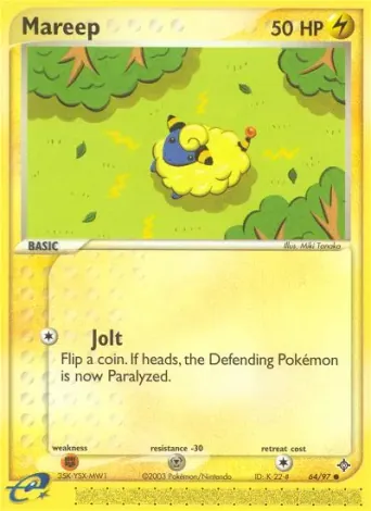 Mareep Pokémon card #64