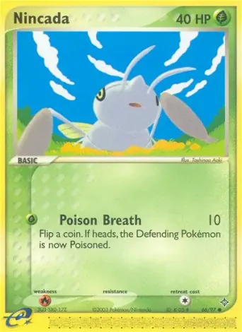 Nincada Pokémon card #66