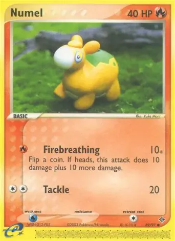Numel Pokémon card #69