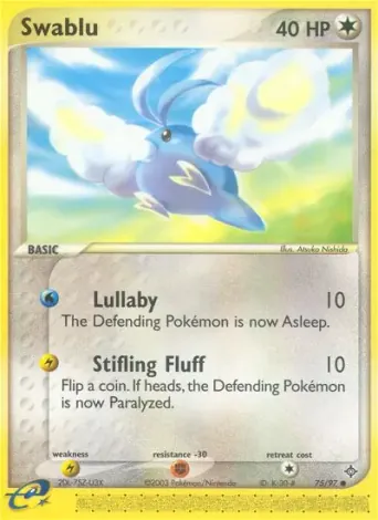 Swablu Pokémon card #75
