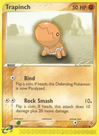 Trapinch Pokémon card #79