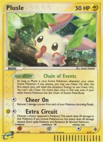 Plusle Pokémon card #8