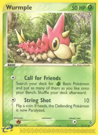 Wurmple Pokémon card #81