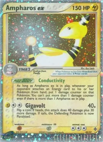 Ampharos ex Pokémon card #89